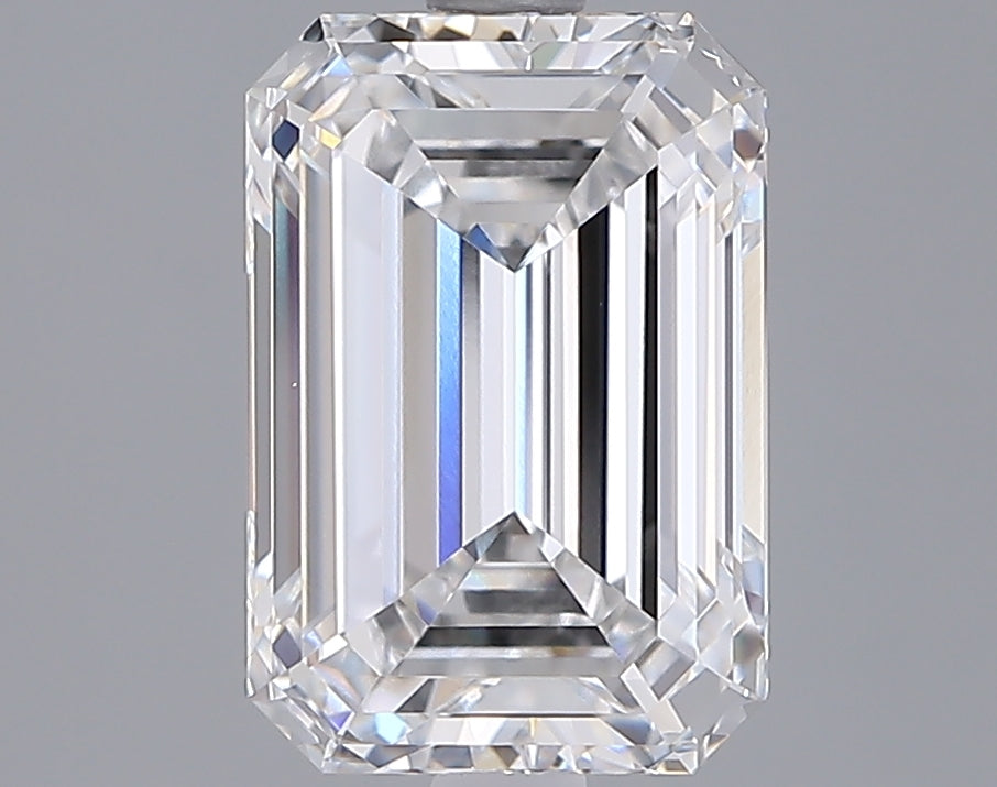 3.05 Carat Emerald Shaped, Ideal Cut, D Color, VVS1 Clarity, IGI Certified Lab Grown Diamond