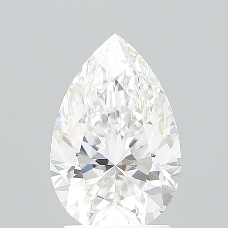 2.10 Carat Pear Shaped, Excellent Cut, E Color, VVS2 Clarity, IGI Certified Lab Grown Diamond