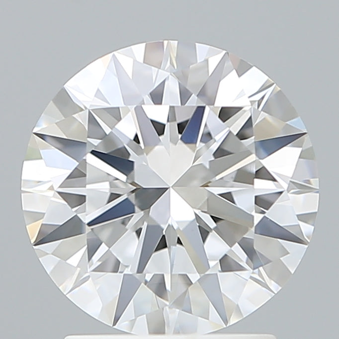 2.10 Carat Round Shaped, Excellent Cut, D Color, VVS2 Clarity, IGI Certified Lab Grown Diamond