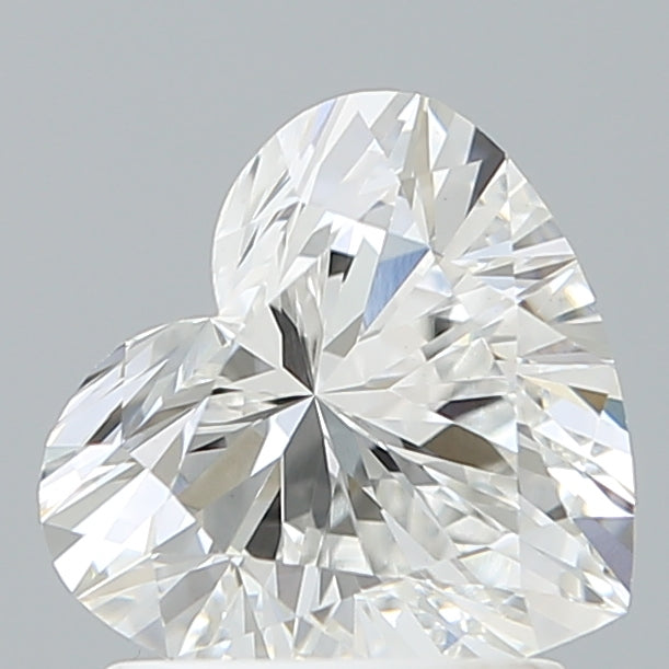 1.52 Carat Heart Shaped, Ideal Cut, E Color, VVS2 Clarity, IGI Certified Lab Grown Diamond