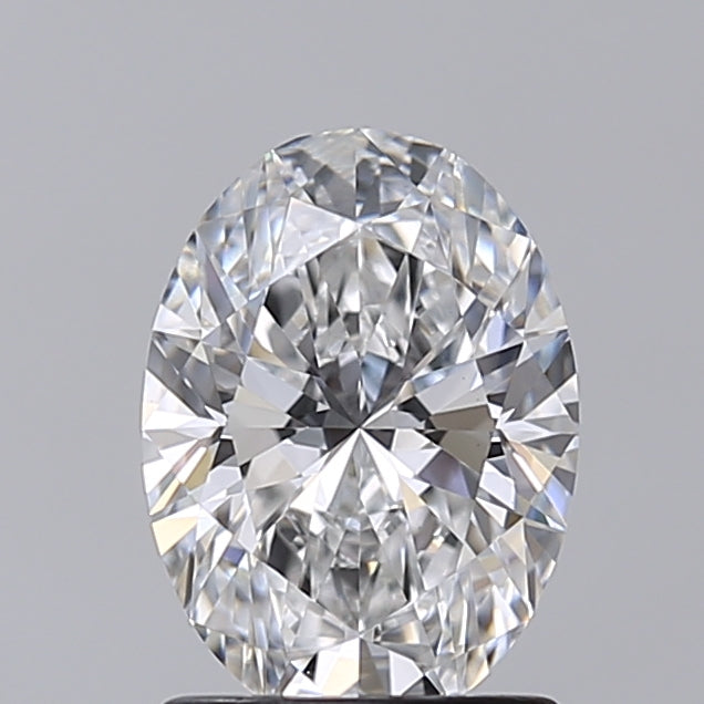1.40 Carat Oval Shaped, Excellent Cut, D Color, VVS2 Clarity, IGI Certified Lab Grown Diamond