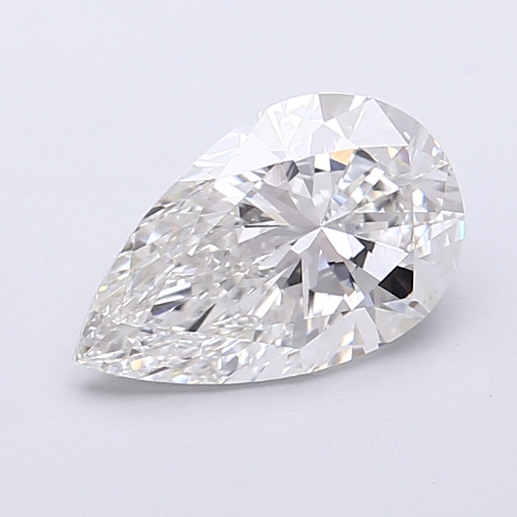 1.62 Carat Pear Shaped, Very Good Cut, E Color, VS1 Clarity, IGI Certified Lab Grown Diamond