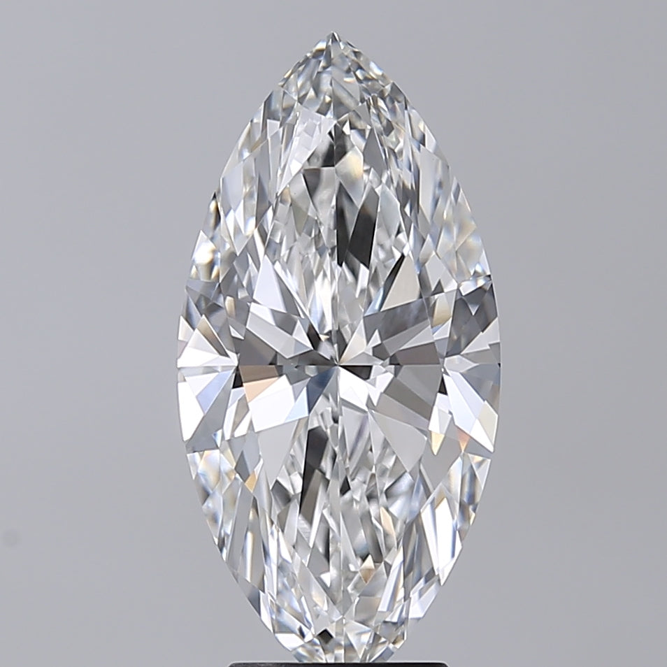 4.01 Carat Marquise Shaped, Very Good Cut, E Color, VVS2 Clarity, IGI Certified Lab Grown Diamond