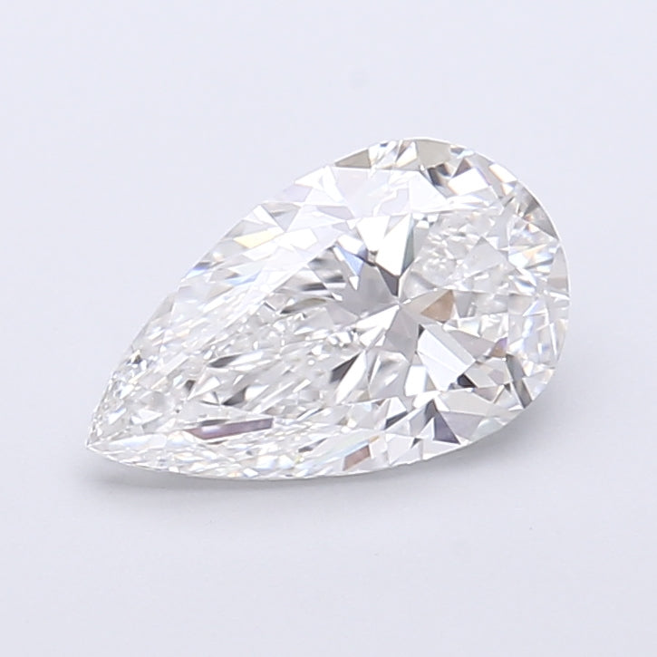1.51 Carat Pear Shaped, Very Good Cut, E Color, VVS2 Clarity, IGI Certified Lab Grown Diamond