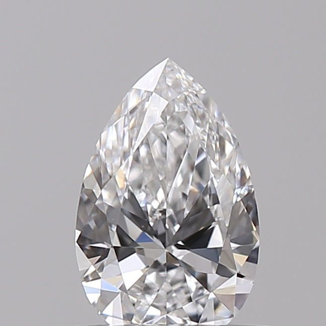 0.52 Carat Pear Shaped, Very Good Cut, D Color, VVS2 Clarity, IGI Certified Lab Grown Diamond