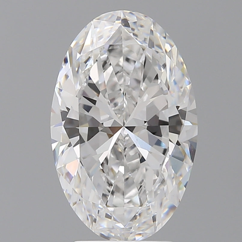 4.05 Carat Oval Shaped, Ideal Cut, D Color, VS1 Clarity, IGI Certified Lab Grown Diamond