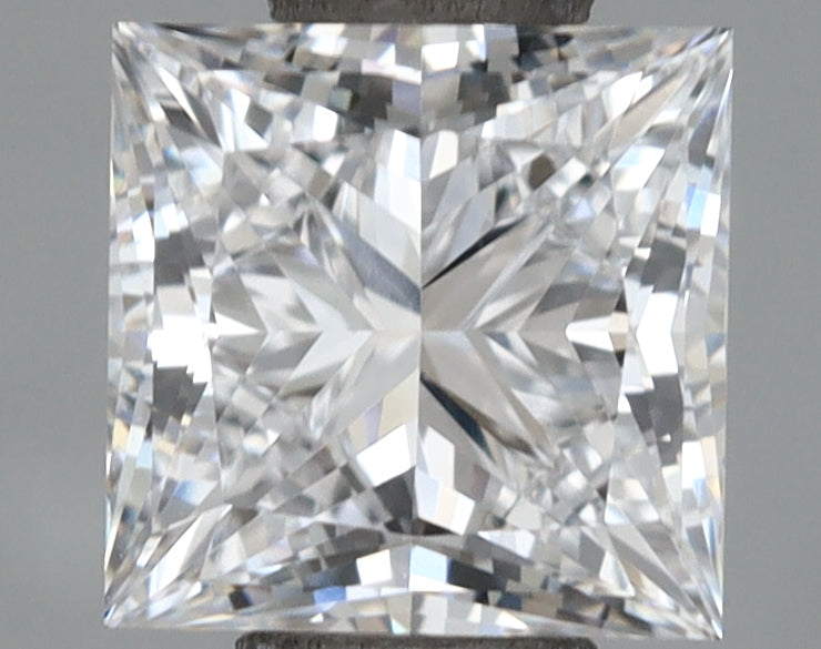 1.01 Carat Princess Shaped, Ideal Cut, D Color, VVS1 Clarity, IGI Certified Lab Grown Diamond
