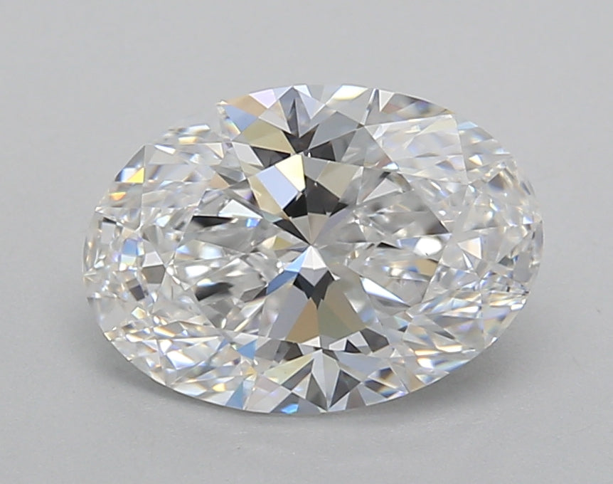 2.02 Carat Oval Shaped, Excellent Cut, D Color, VS1 Clarity, IGI Certified Lab Grown Diamond
