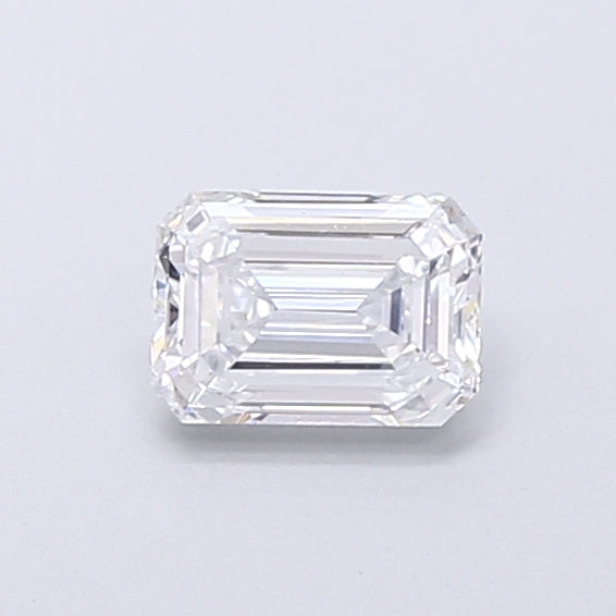 0.58 Carat Emerald Shaped, Very Good Cut, D Color, VS1 Clarity, IGI Certified Lab Grown Diamond