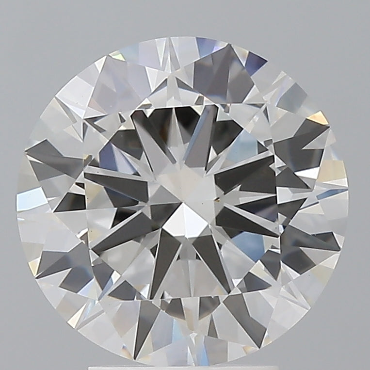 4.02 Carat Round Shaped, Excellent Cut, F Color, VS1 Clarity, IGI Certified Lab Grown Diamond