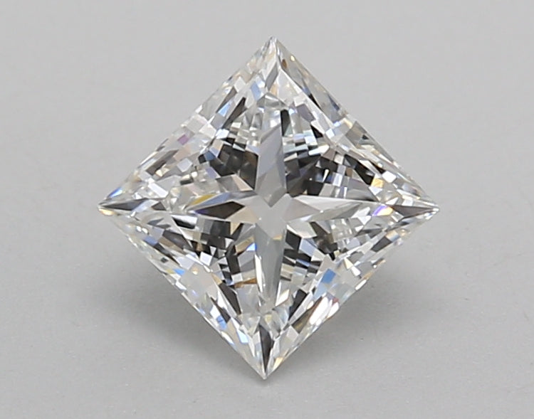 1.02 Carat Princess Shaped, Excellent Cut, E Color, VS1 Clarity, IGI Certified Lab Grown Diamond