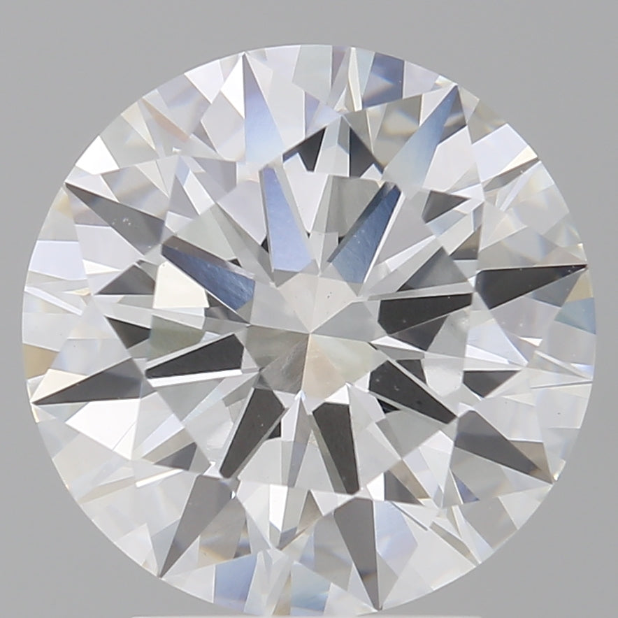 3.52 Carat Round Shaped, Ideal Cut, E Color, VVS2 Clarity, IGI Certified Lab Grown Diamond