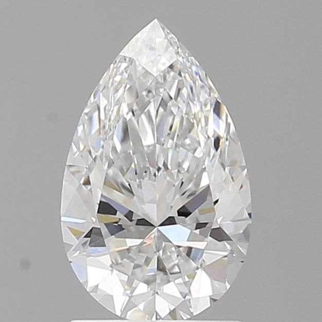 1.60 Carat Pear Shaped, Ideal Cut, D Color, VVS2 Clarity, IGI Certified Lab Grown Diamond
