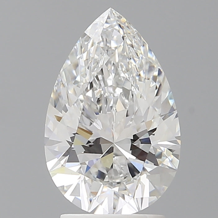 2.52 Carat Pear Shaped, Ideal Cut, E Color, VVS2 Clarity, IGI Certified Lab Grown Diamond