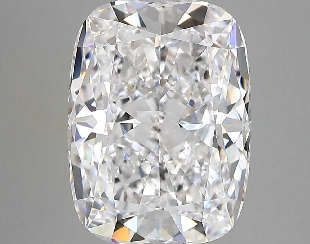 4.17 Carat Cushion Shaped, Very Good Cut, D Color, VVS2 Clarity, IGI Certified Lab Grown Diamond