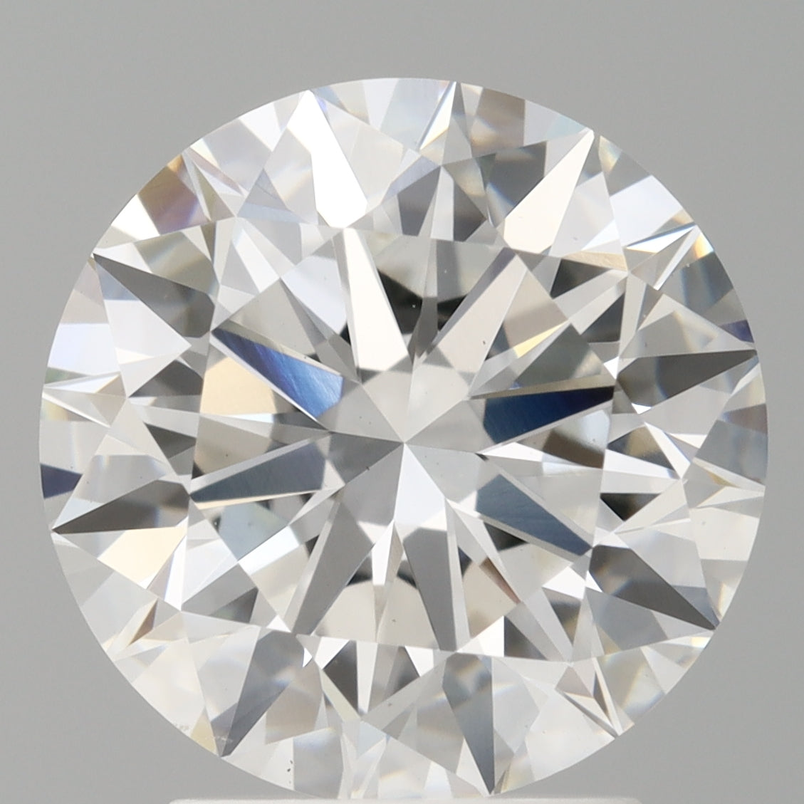 3.00 Carat Round Shaped, Excellent Cut, E Color, VS1 Clarity, IGI Certified Lab Grown Diamond