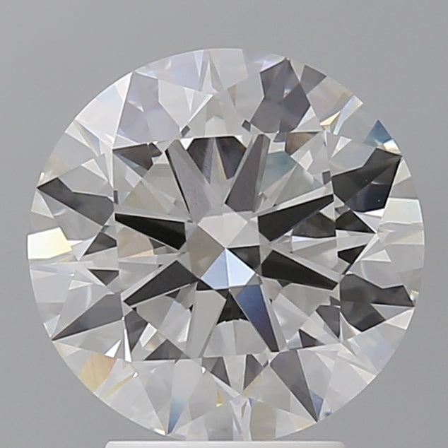 3.57 Carat Round Shaped, Ideal Cut, F Color, VVS2 Clarity, IGI Certified Lab Grown Diamond