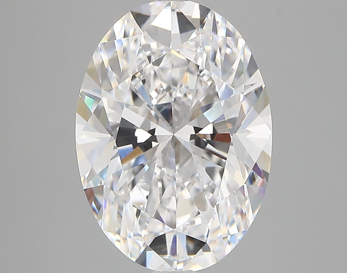 4.07 Carat Oval Shaped, Very Good Cut, D Color, VVS1 Clarity, IGI Certified Lab Grown Diamond
