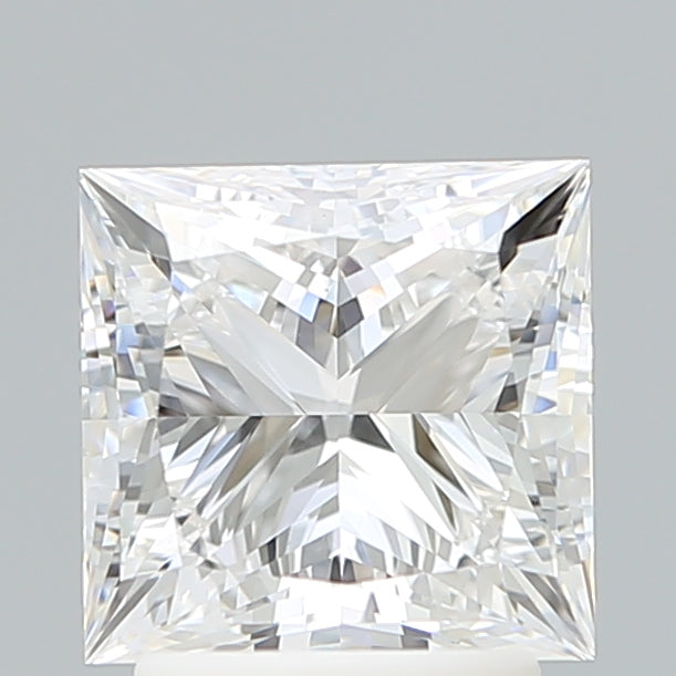 2.60 Carat Princess Shaped, Ideal Cut, D Color, VS1 Clarity, IGI Certified Lab Grown Diamond