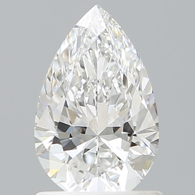 1.07 Carat Pear Shaped, Ideal Cut, D Color, VVS2 Clarity, IGI Certified Lab Grown Diamond