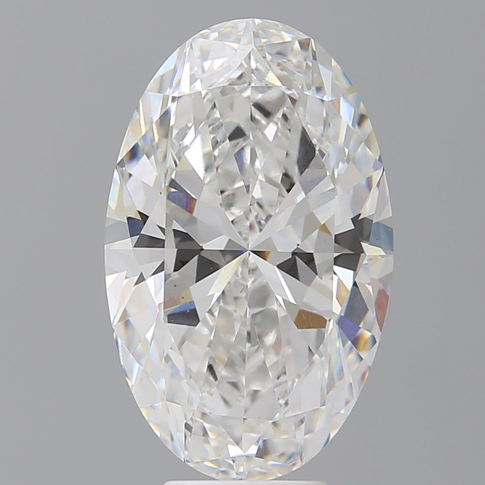 7.10 Carat Oval Shaped, Ideal Cut, E Color, VVS2 Clarity, IGI Certified Lab Grown Diamond