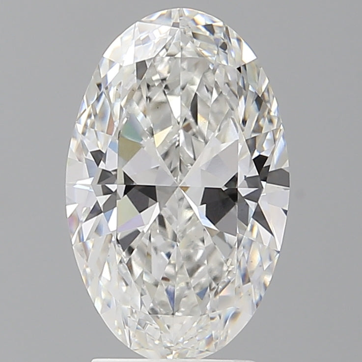 3.05 Carat Oval Shaped, Excellent Cut, F Color, VS1 Clarity, IGI Certified Lab Grown Diamond