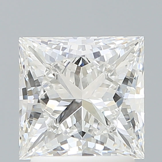 2.16 Carat Princess Shaped, Ideal Cut, E Color, VVS2 Clarity, IGI Certified Lab Grown Diamond