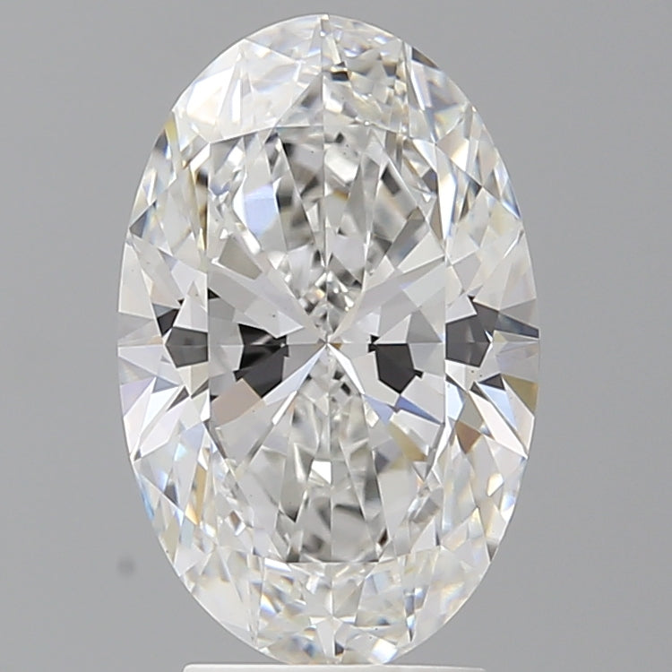 3.53 Carat Oval Shaped, Ideal Cut, E Color, VVS2 Clarity, IGI Certified Lab Grown Diamond