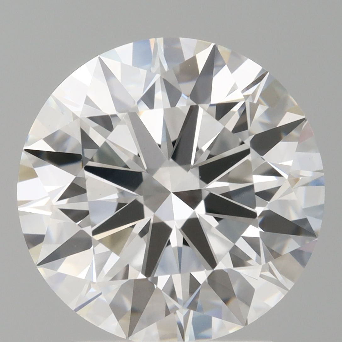 2.59 Carat Round Shaped, Ideal Cut, E Color, VVS2 Clarity, IGI Certified Lab Grown Diamond