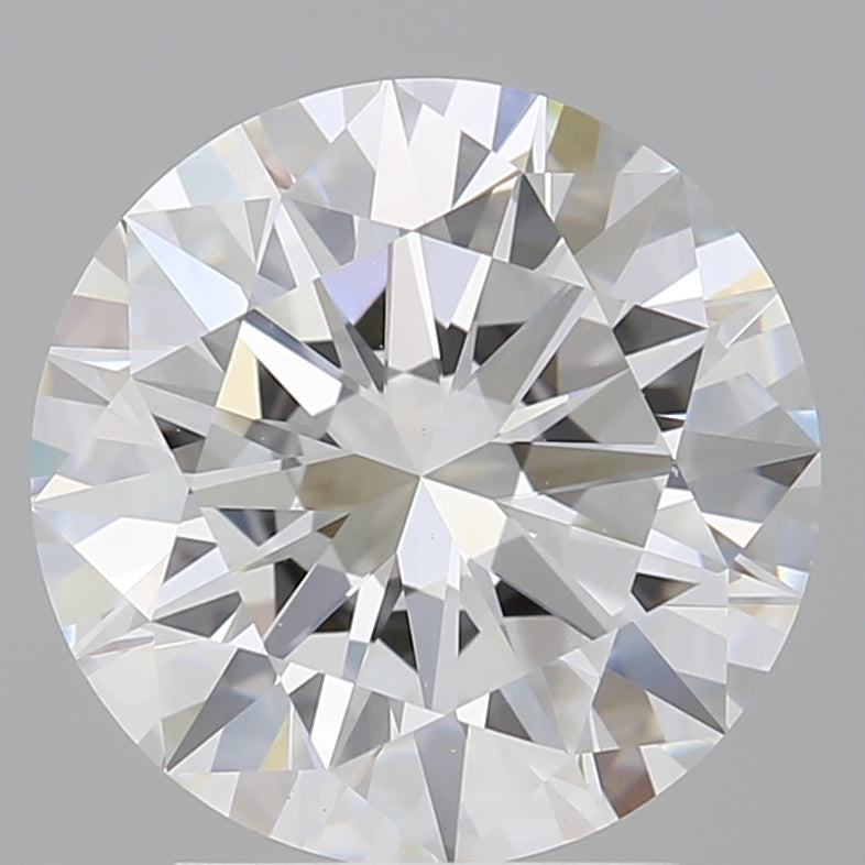 3.01 Carat Round Shaped, Excellent Cut, E Color, VVS2 Clarity, IGI Certified Lab Grown Diamond