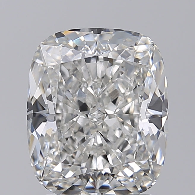 3.15 Carat Elongated Cushion Shaped, Ideal Cut, H Color, VS1 Clarity, GIA Certified Lab Grown Diamond