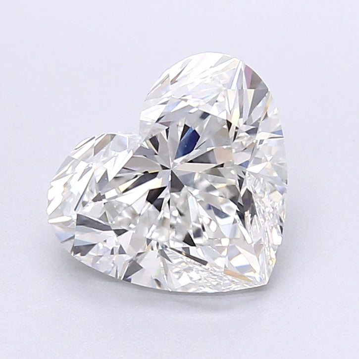 3.06 Carat Heart Shaped, Very Good Cut, F Color, VVS2 Clarity, IGI Certified Lab Grown Diamond