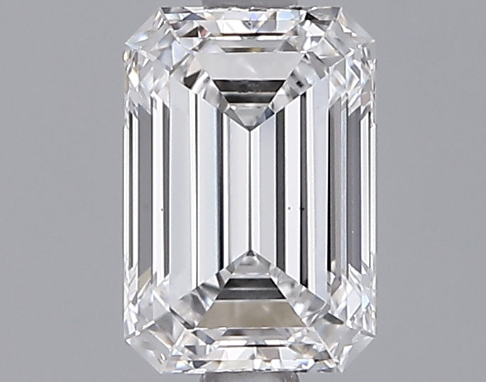 1.29 Carat Emerald Shaped, Ideal Cut, D Color, VS1 Clarity, IGI Certified Lab Grown Diamond