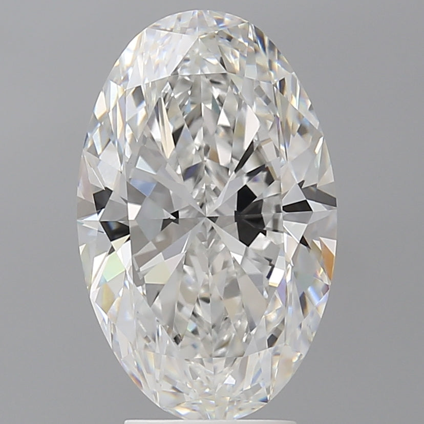 4.57 Carat Oval Shaped, Ideal Cut, E Color, VVS2 Clarity, IGI Certified Lab Grown Diamond