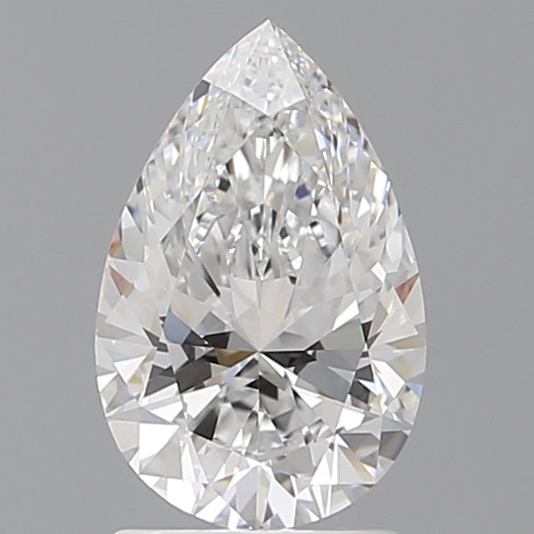 1.59 Carat Pear Shaped, Ideal Cut, E Color, VVS2 Clarity, IGI Certified Lab Grown Diamond