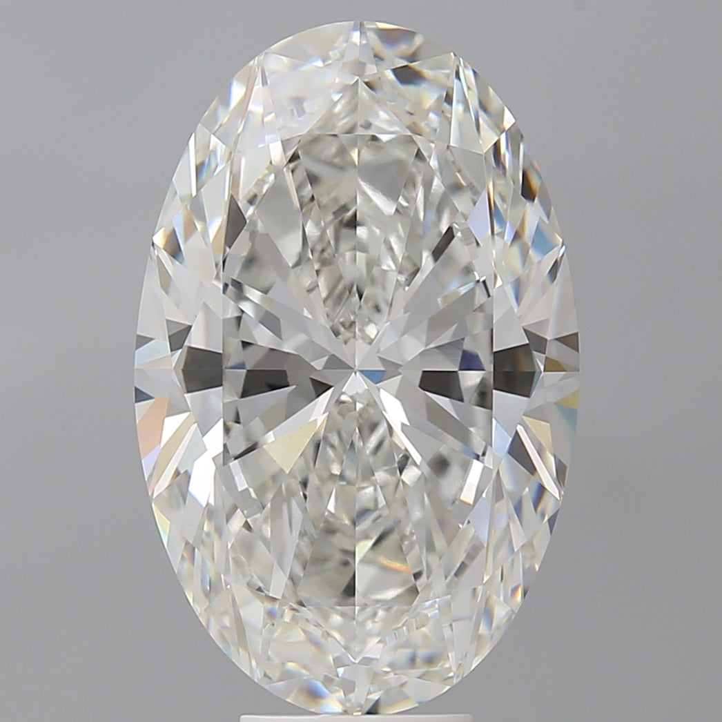 9.01 Carat Oval Shaped, Ideal Cut, F Color, VVS2 Clarity, IGI Certified Lab Grown Diamond