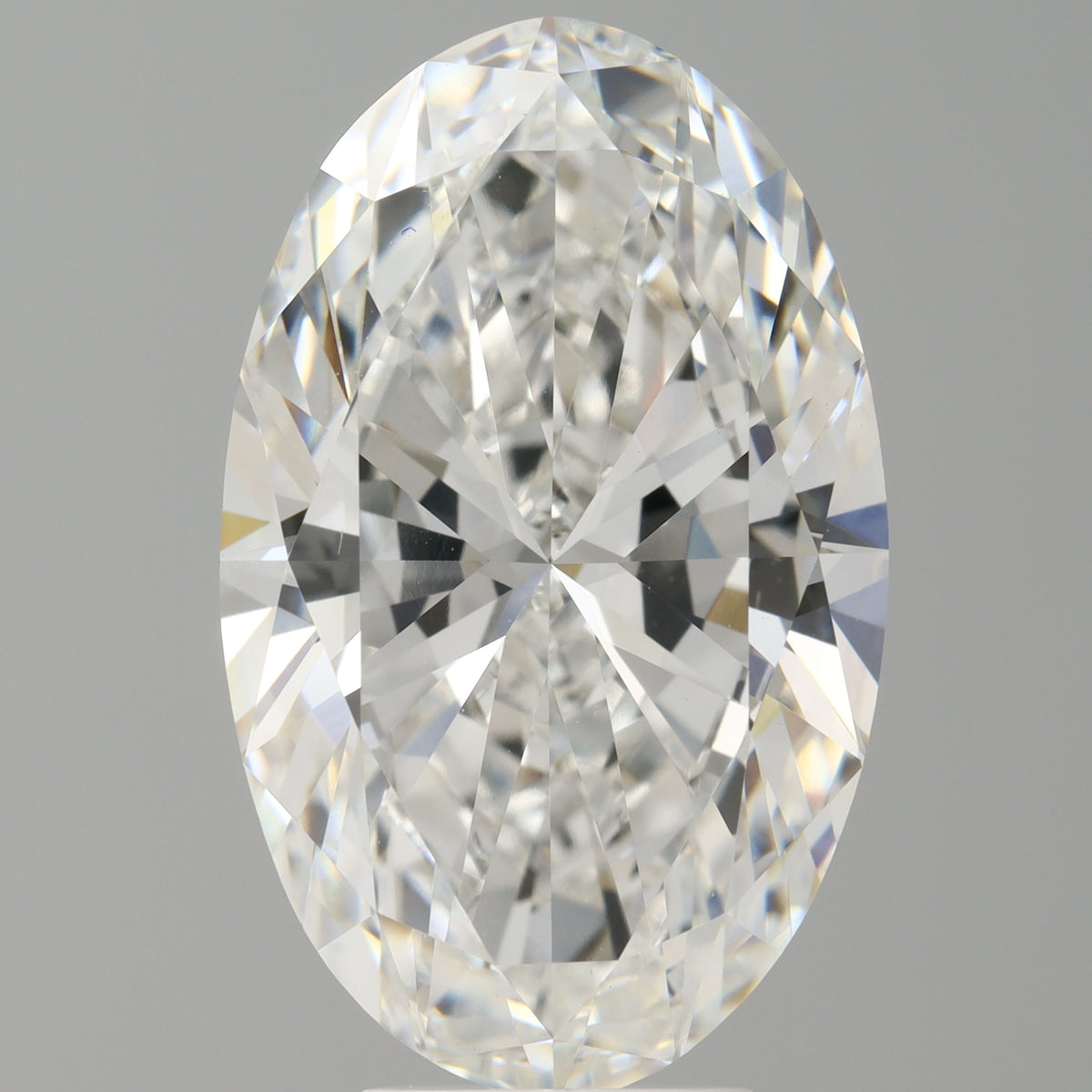 6.56 Carat Oval Shaped, Ideal Cut, E Color, VVS2 Clarity, IGI Certified Lab Grown Diamond
