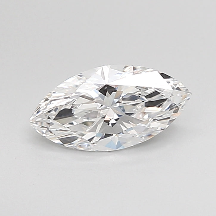 1.02 Carat Marquise Shaped, Ideal Cut, D Color, VVS2 Clarity, IGI Certified Lab Grown Diamond