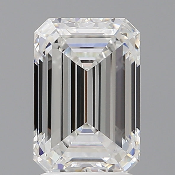 2.50 Carat Emerald Shaped, Ideal Cut, E Color, VS1 Clarity, IGI Certified Lab Grown Diamond