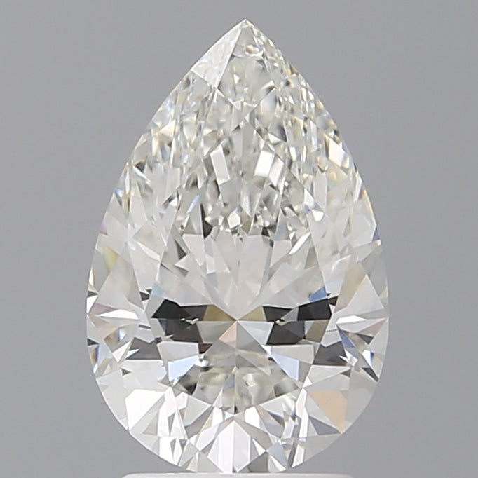2.51 Carat Pear Shaped, Ideal Cut, F Color, VS1 Clarity, IGI Certified Lab Grown Diamond