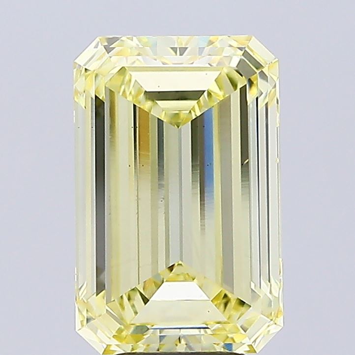 5.02 Carat Emerald Shaped, Excellent Cut, VS2 Clarity, IGI Certified Lab Grown Diamond