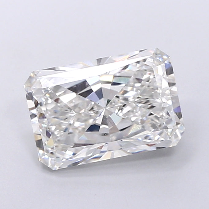 3.51 Carat Radiant Shaped, Very Good Cut, F Color, VS1 Clarity, IGI Certified Lab Grown Diamond