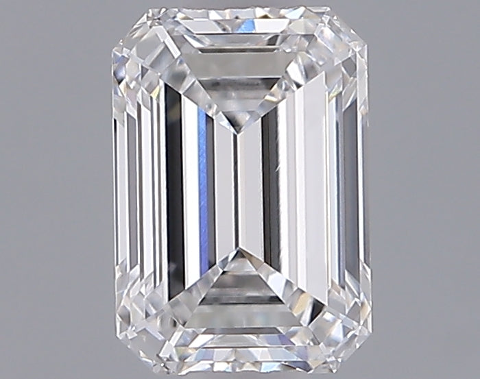 1.01 Carat Emerald Shaped, Ideal Cut, D Color, VVS1 Clarity, IGI Certified Lab Grown Diamond