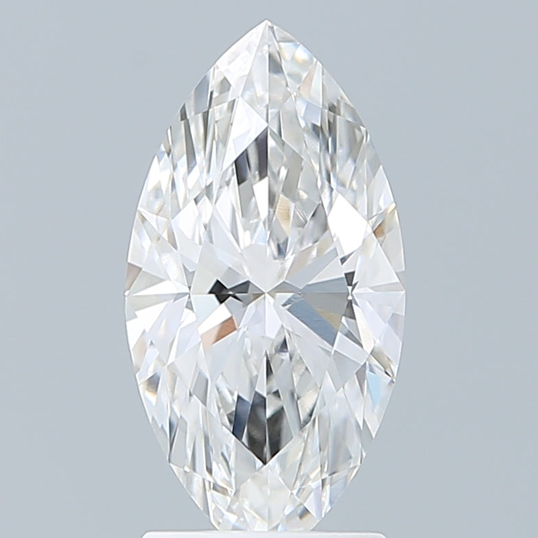 2.09 Carat Marquise Shaped, Ideal Cut, F Color, VVS2 Clarity, IGI Certified Lab Grown Diamond