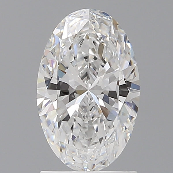 1.60 Carat Oval Shaped, Ideal Cut, D Color, VVS2 Clarity, IGI Certified Lab Grown Diamond