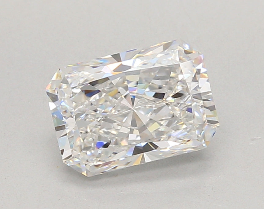 2.02 Carat Radiant Shaped, Ideal Cut, D Color, VVS2 Clarity, IGI Certified Lab Grown Diamond