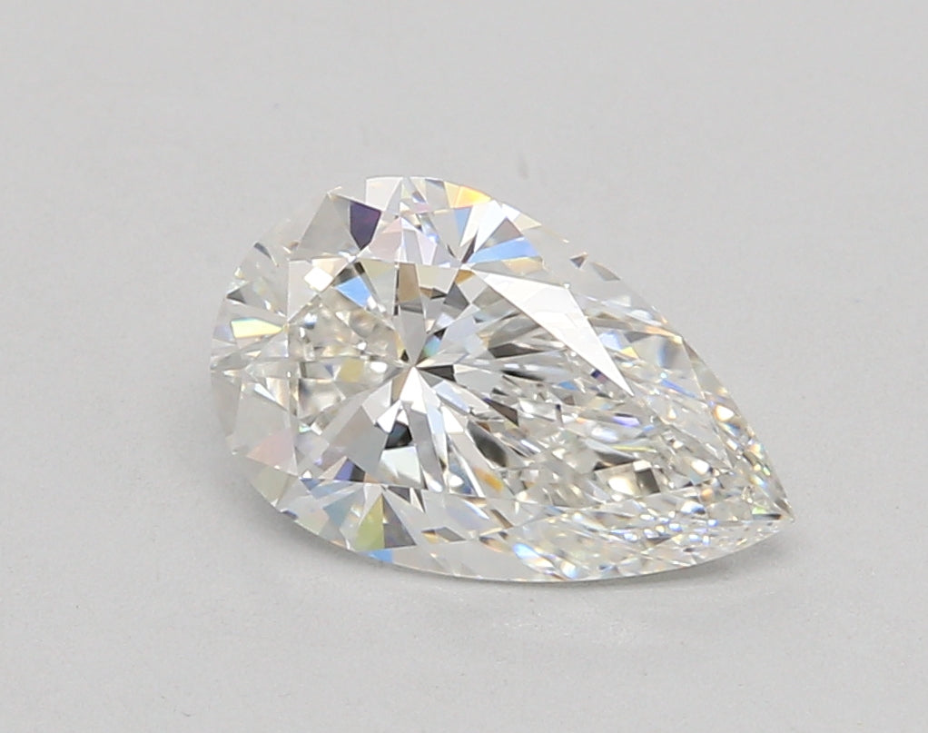 2.02 Carat Pear Shaped, Ideal Cut, E Color, VVS1 Clarity, IGI Certified Lab Grown Diamond