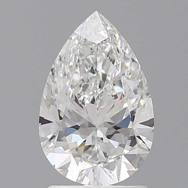 1.60 Carat Pear Shaped, Ideal Cut, D Color, VVS2 Clarity, IGI Certified Lab Grown Diamond