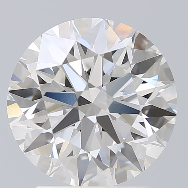2.72 Carat Round Shaped, Ideal Cut, F Color, VS1 Clarity, IGI Certified Lab Grown Diamond