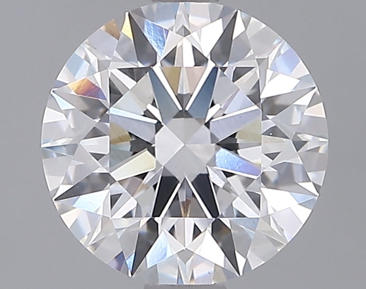 2.08 Carat Round Shaped, Excellent Cut, E Color, VS1 Clarity, GIA Certified Lab Grown Diamond